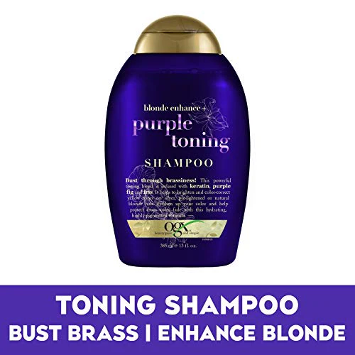 OGX Impecca-Blonde Purple Toning Shampoo, 13 fl oz - Image 3