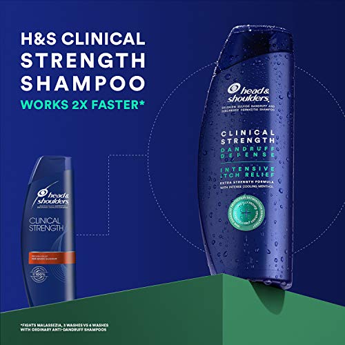 Head & Shoulders Clinical Strength Dandruff Defense Intensive Itch Relief Shampoo, 13.5 Fl Oz, 5.349 Fl Oz - Image 4