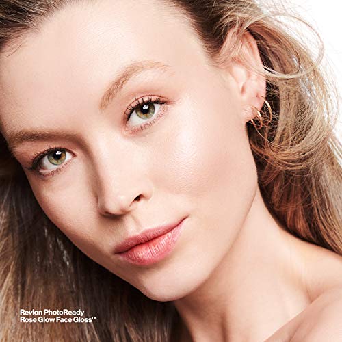 Revlon PhotoReady Face Gloss Rose Glow Primer, Makeup for All Skin Types, Hydrates, Illuminates & Moisturizes, Infused with Glycerin & Olive Oil Extract, 80% Water, 1 Fl Oz - Image 8