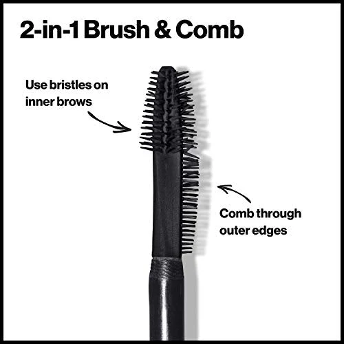 Revlon ColorStay Brow Fiber Filler, Longwearing & Volumizing Waterproof Eyebrow Gel, 302 Warm Brown, 0.23 fl. oz. - Image 5