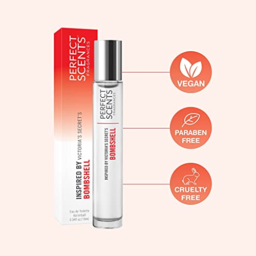 Perfect Scents Fragrances | Inspired by Victoria's Secret's Bombshell | Rollerball | Women’s Eau de Toilette | Vegan, Paraben Free | Never Tested on Animals | 0.34 Fl Oz - Image 5