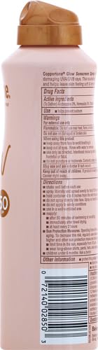 Coppertone Glow with Shimmer Sunscreen Spray, Water Resistant , Broad Spectrum, SPF 50, 5 Oz - Image 16