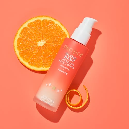 Pacifica Face Moisturizer - Vitamin C Face Lotion Glow Baby VitaGlow Face Moisturizer Glow Recipe, Vitamin E, Antioxidants, Dermatologist Tested 1.7 oz - Image 5