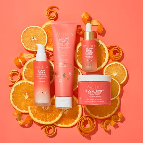 Pacifica Beauty Glow Baby Brightening Peel Pads 10% AHA + BHA, Skincare, Exfoliating, Skin Texture, Minimize Pores, For All Skin Types, Fragrance Free, Clean Skin Care, Vegan - 60 Pads (1 Count) - Image 11