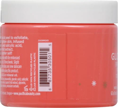 Pacifica Beauty Glow Baby Brightening Peel Pads 10% AHA + BHA, Skincare, Exfoliating, Skin Texture, Minimize Pores, For All Skin Types, Fragrance Free, Clean Skin Care, Vegan - 60 Pads (1 Count) - Image 15
