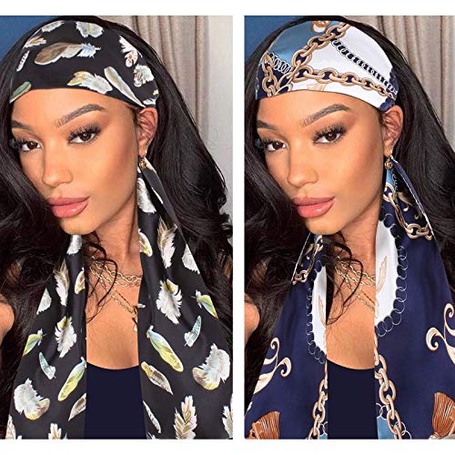XTREND Satin Edge Laying Scarf for Lace Wigs - Non-slip Hair Wrap and Wig Grip - Image 8