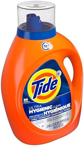 Tide Hygienic Clean Heavy 10X Duty Laundry Detergent Liquid Soap, Original Scent, HE Compatible, 59 Loads, 84 fl oz - Image 11