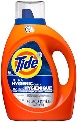 Tide Hygienic Clean Heavy 10X Duty Laundry Detergent Liquid Soap, Original Scent, HE Compatible, 59 Loads, 84 fl oz - Image 12