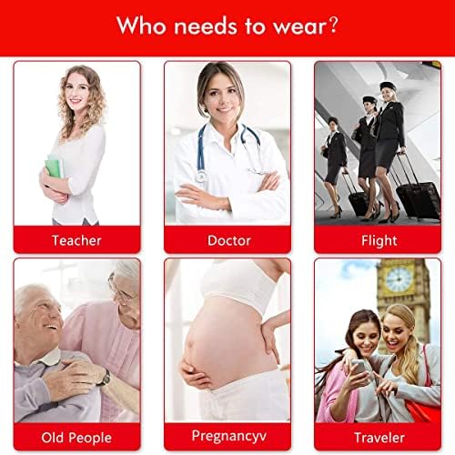 KISSLIFE 2 Pairs Compression Pantyhose Women Support Hose 20-30 mmHg Closed Toe Graduated Compression Stockings for Varicose Veins - Image 6