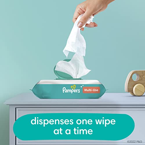 Pampers Baby Wipes Multi-Use Fragrance Free 9X Pop-Top Packs 504 Count - Image 3
