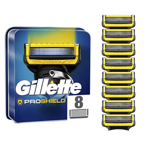 Gillette ProShield Power Men’s Razor Blades with Precision Trimmer, Pack of 8 Refill Blades - Image 2