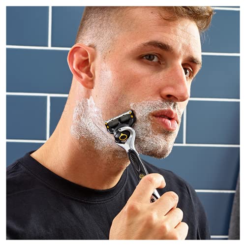 Gillette ProShield Power Men’s Razor Blades with Precision Trimmer, Pack of 8 Refill Blades - Image 3