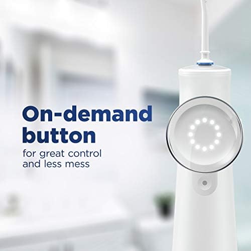 Oral-B Water Flosser Advanced, Cordless Portable Oral Irrigator Handle with 2 Nozzles - Image 3