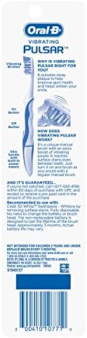 Oral-B Pulsar Battery Toothbrush with Charcoal Infused Bristles, Soft, 2 Count - Image 10