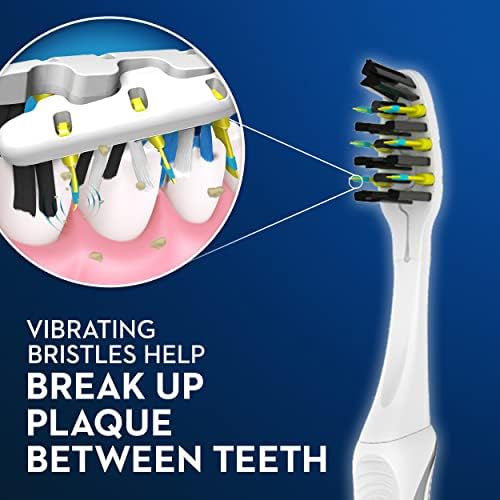 Oral-B Pulsar Battery Toothbrush with Charcoal Infused Bristles, Soft, 2 Count - Image 3