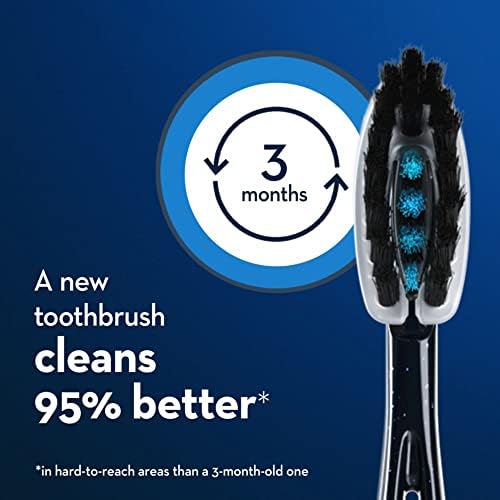 Oral-B Pro-Flex Charcoal Manual Toothbrush, Soft, 4 Count - Image 3