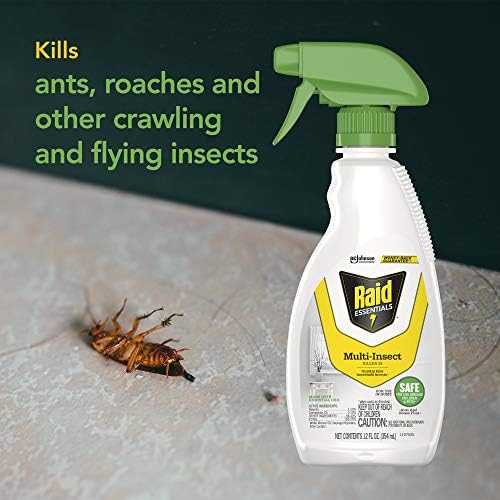 Raid Essentials Multi-Insect Killer Spray Bottle, Child & Pet Safe, for Indoor Use, 12 oz (Pack of 3) - Image 5