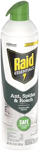 Raid Essentials Ant Spider, and Roach Killer Aerosol Spray, Child & Pet Safe, Kills Insects Quickly, for Indoor Use, 10 oz (Pack of 3) - Image 11