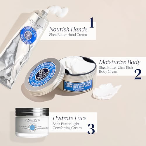 L’OCCITANE Shea Light Comforting Face Cream, 1.7 Fl. Oz: Non-Comedogenic, Lightweight Moisturizer, Soothe Skin, Hydrating, With 5% Organic Shea - Image 6