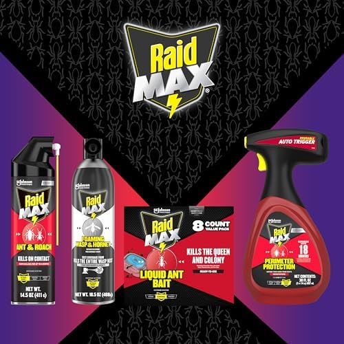 Raid Max Liquid Ant Bat; Kills Ants Where They Breed, For Indoor and Outdoor Use; 8 Bait Stations - Image 10