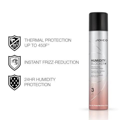 Humidity Blocker+ Protective Finishing Spray | For Most Hair Types | Protect Against Heat, Humidity, & Pollution | Boost Shine | Eliminate Static | Reduce Frizz | Paraben & Sulfate Free | 180mL - Image 3