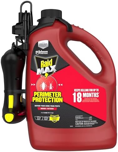 Raid MAX Perimeter Protection, 1 Gallon, Indoor & Outdoor Insecticide Spray with Reusable Electric Sprayer - Image 9
