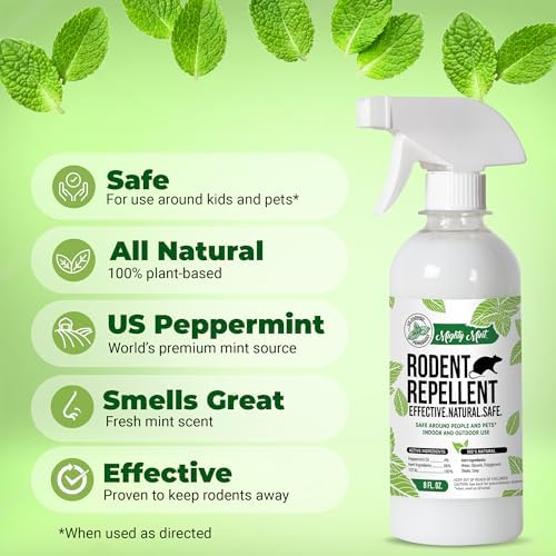 8oz Peppermint Oil Rodent Repellent Spray (2) - Image 2