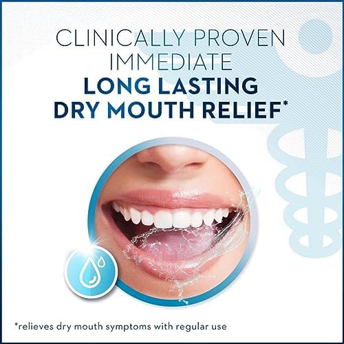 Oral-B Dry Mouth Oral Rinse Mouthwash, Moisturizing Mint, 16 Fl Oz - Image 3