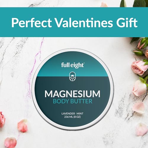 Magnesium Body Butter – New Improved Formula, Quick Ease for Tensed Legs, Tight Muscles & Sleep, Organic Ingredients with Pure Magnesium Oil, Topical Cream, 8oz - Image 2