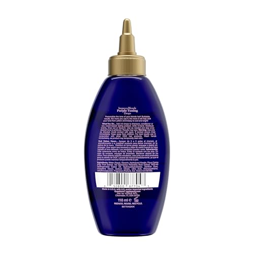 OGX Impecca-Blonde Purple Toning Drops for Blonde Enhance, 4 fl oz - Image 7