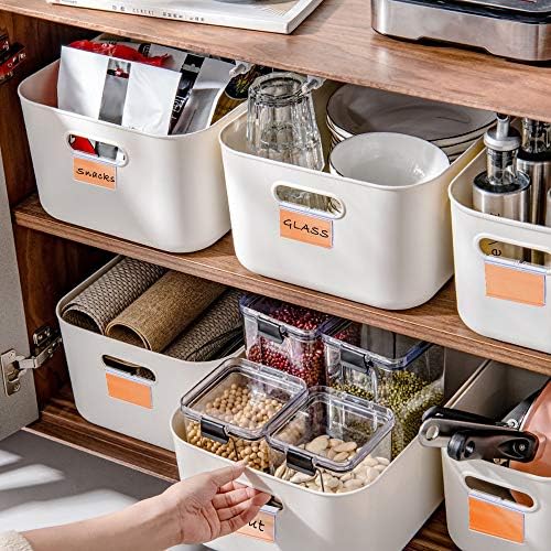 50 Pcs Plastic Wire Shelf Label Holders, 3" x 1.65" Clear Price Tag Holder with Double Snap Lock Closure - Reusable Plastic Basket Label Holders for Market, Retail Shop, and Pantry - Image 4