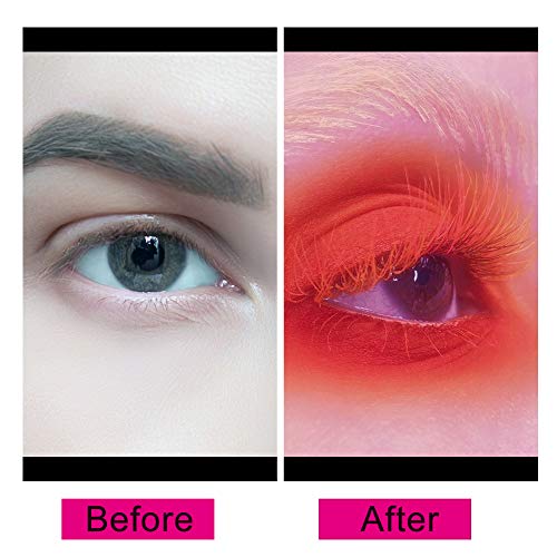 Volume Eyelash Extensions D Curl 0.07 15-20mm Mixed Tray Color Lashes Extensions Orange Lash Extensions Easy Fan 3D-10D Rapid Blooming Lashes Extensions Colored by FADVAN (0.07mm-D, 15-20mm) - Image 6