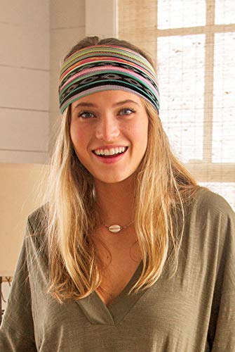 Tobeffect Headbands for Women African Wide Boho Bandeau Knotted Hairbands Workout Yoga Sport Head Wraps Hair Accessories 6 Packs - Image 4