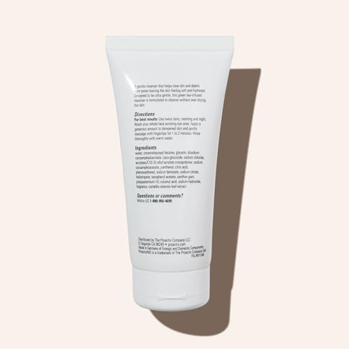 ProactivMD Ultra Gentle Face Cleanser - Daily Face Wash for Sensitive Skin, Soothing Green Tea Facial Wash for All Skin Types - 6 oz. - Image 4