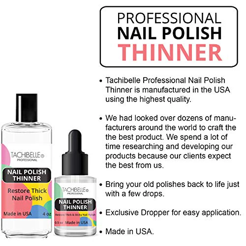 Tachibelle Nail Polish Thinner - Bring your old polishes back to life (Refill Size Kit) - Image 2