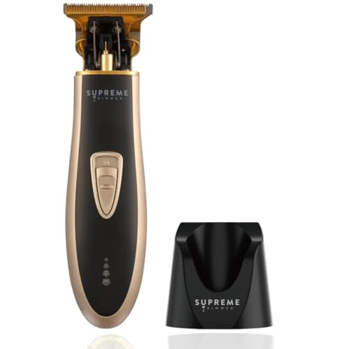 Supreme Trimmer T Shaper | Professional Barber Trimmer Hair Clippers for Men (90 Min Run Time) Cordless Hair Trimmer Zero Gapped Liner Beard Trimmer | ST5210 Gold