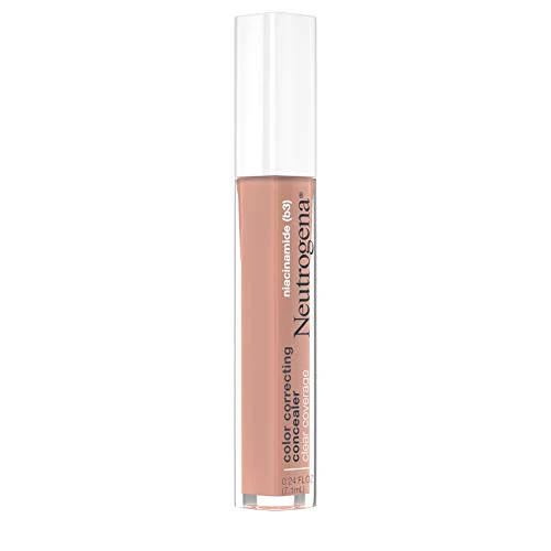 Neutrogena Clear Coverage Color Correcting Concealer Makeup, Lightweight Concealer with Niacinamide for Dark Spots, Oil-, Fragrance-, Paraben- & Phthalate-Free, Peach, 0.24 fl. oz - Image 7
