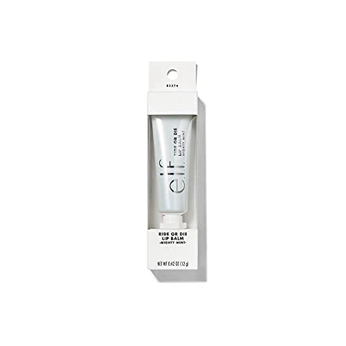 e.l.f. Ride or Die Lip Balm, Ultra-Hydrating Clear Lip Balm, Infused with Jojoba Oil, Sheer Finish, Mighty Mint, 0.42 Oz (12g) - Image 2