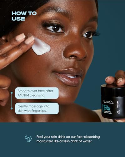 Buttah Skin by Dorion Renaud Oil-Free Hyaluronic Gel Cream 2oz - Daily Moisturizer - Hyaluronic Acid for Deep Hydration - AM & PM Moisturizer - Naturally Based Skin Care - Black-Owned Skincare - Image 6