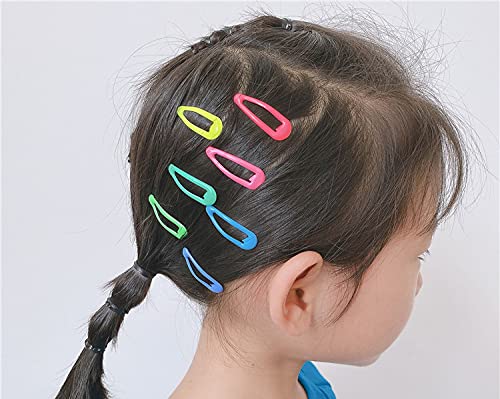 30,60 Pack Black 2 Inch Women Metal Snap Hair Clips Accessories No Slip Hair Barrettes Girls Women Hair Accessories (Multi-colored 80PCS) - Image 3
