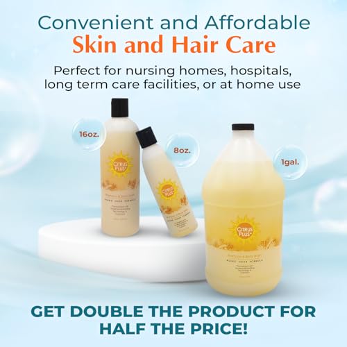Deodorizing Citrus Plus Elder Shampoo and Body Wash by BoaVida with new leak-proof cap, Soap Made with Persimmon to Treat the Presence of Nonenal and Remove Old Person Smell, 16 oz - Image 8