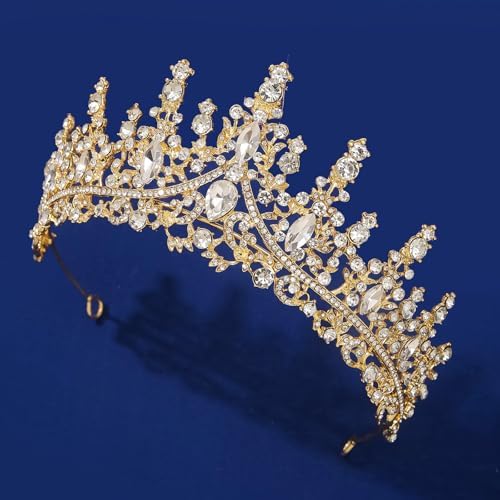 COCIDE Silver Tiara and Crown for Women Crystal Queen Crowns Rhinestone Princess Tiaras for Girl Bride Wedding Hair Accessories for Bridal Birthday Party Prom Halloween Cos-play Costume Christmas - Image 5