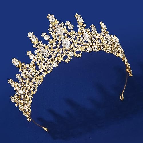 COCIDE Silver Tiara and Crown for Women Crystal Queen Crowns Rhinestone Princess Tiaras for Girl Bride Wedding Hair Accessories for Bridal Birthday Party Prom Halloween Cos-play Costume Christmas - Image 6