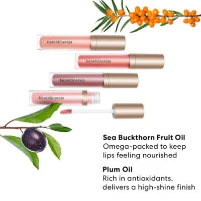 bareMinerals Mineralist Lip Gloss-Balm, Hydrating Lip Gloss + Balm Hybrid, Sheer Glossy Lip Balm, No Stickiness, Improves Lip Smoothness, Vegan - Image 3