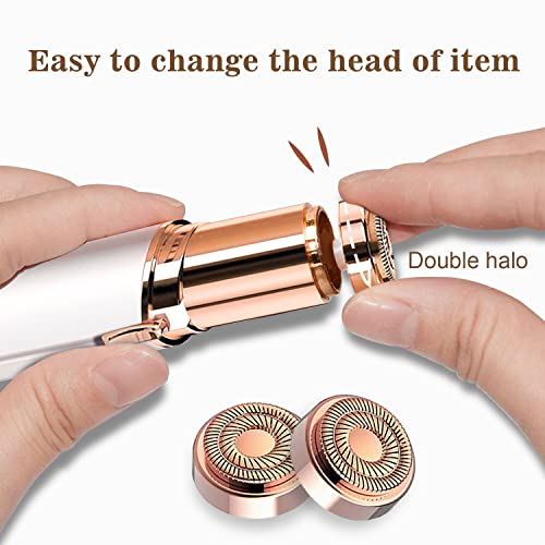 Refill for Flawless Replacement Heads Compatible with Finishing Touch Facial Hair Removal tool for Women As Seen On TV, 8-pc Pack - Image 3