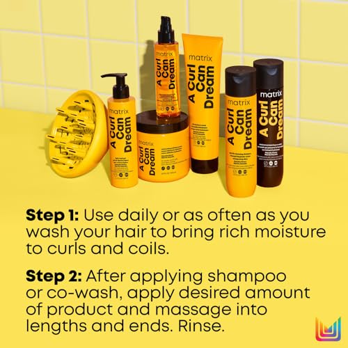 Matrix A Curl Can Dream Rich Mask, Hydrating & Deep Conditioning Leave-In Mask, Curly & Coily Hair, Sulfate & Paraben Free, Preserves Curl Pattern, Packaging May Vary - Image 6