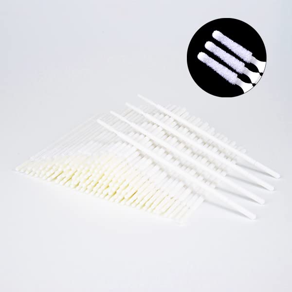 i-Laesh 400 Pcs Lashes Disposable Micro Applicators Brush, Microswabs for Eyelash Extensions, Lint Free Micro Brushes - Image 2