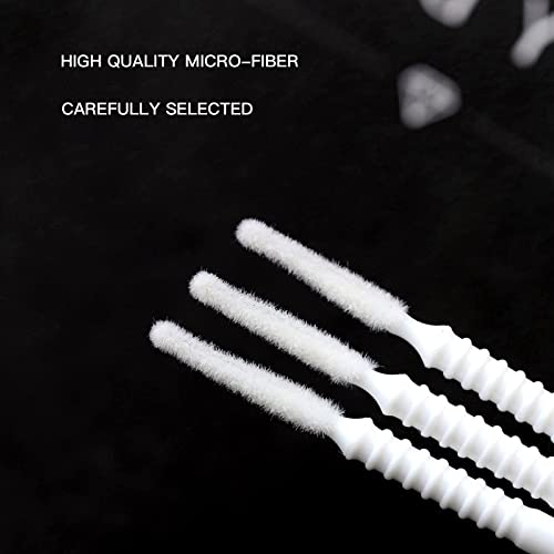 i-Laesh 400 Pcs Lashes Disposable Micro Applicators Brush, Microswabs for Eyelash Extensions, Lint Free Micro Brushes - Image 6