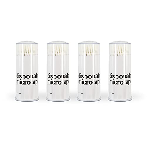 i-Laesh 400 Pcs Lashes Disposable Micro Applicators Brush, Microswabs for Eyelash Extensions, Lint Free Micro Brushes - Image 8