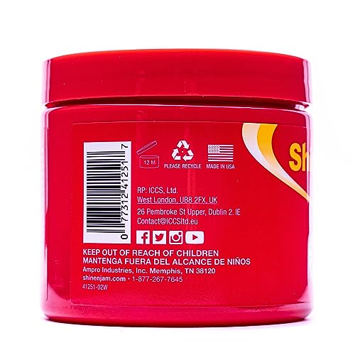 AMPRO Shine-n-Jam Magic Fingers Gel for Braids - Provides Firm Hold with Non-Greasy Shine - Strengthens Hair with Silk Proteins - Works on Any Hair Texture to Create Multiple Styles - 16 oz - Image 5